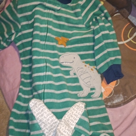 CARTER'S-EUC-Snug fit One piece, Zip-up, 2PAIRS-24MTHS - Picture 3 of 7